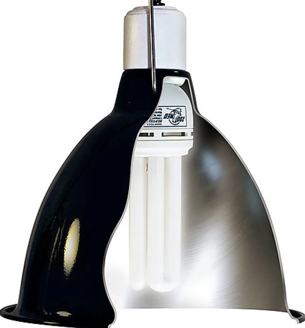 Zoomed - Support de Lampe Dôme Profond Deep Dome LF-17E pour Terrarium - 160W